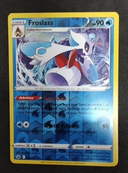 Pokemon Card Froslass Chilling Reign Reverse Holo Rare 036/198 Near Mint - Image 1