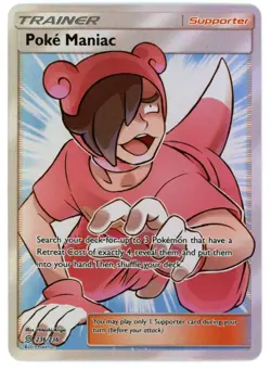 Poke Maniac 236/236 Full Art Unified Minds Pokemon Card - Image 1
