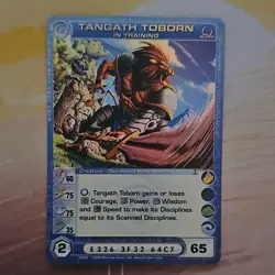 Chaotic TCG Tangath Toborn Super Rare Creature Card Dawn of Perim 10/222 MAX C - Image 1