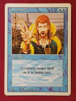 Magic The Gathering REVISED COUNTERSPELL single blue card MTG - Image 1
