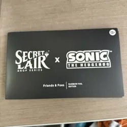 MTG: Secret Lair x Sonic: Friends & Foes Rainbow Foil Edition *BRAND NEW SEALED* - Image 1