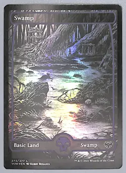 Swamp - Full Art - Foil - 273 - Innistrad: Crimson Vow (VOW) MTG - Image 1