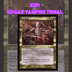 EDH - Edgar Markov Vampire Tribal , MTG Commander Deck, Bracket 2-3 - Image 1