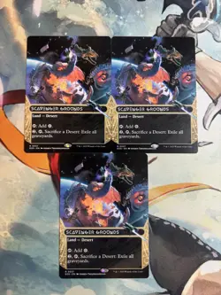 x3 Scavenger Grounds 0037 Borderless R MTG Edge of Eternities Stellar Sight EOE - Image 1
