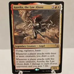 MTG Murders at Karlov Manor Aurelia, the Law Above 0188 NM Rare - Image 1