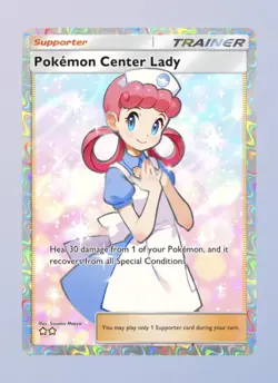 Pokemon Center Lady Shining Revelry Pokemon TCG Pocket 2 Star ⭐⭐ (English) - Image 1