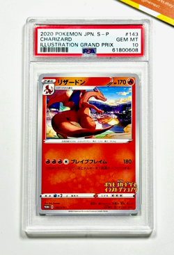 Pokemon PSA 10 Charizard #143/S-P Illustration Grand Prix 2020 Japanese - Image 1