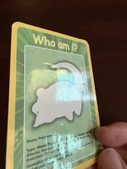 Slowpoke Funskool - Who Am IU - Non-Holo Pokemon - DMG - Image 3