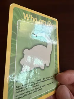 Slowpoke Funskool - Who Am IU - Non-Holo Pokemon - DMG - Image 4