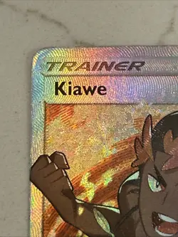 Pokemon Kiawe (Full Art) 144/147 Sm-Burning Shadows Holo - Image 2