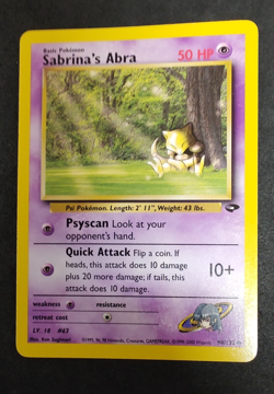 Pokemon TCG: Sabrina's Abra Gym Challenge 94/132 WoTC - Image 1