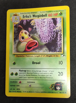 Pokemon TCG Erika's Weepinbell Gym Heroes 48/132 Uncommon Non Holo NM Condition - Image 1