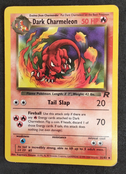 Pokemon TCG Dark Charmeleon Team Rocket 32/82 Regular LP. - Image 1