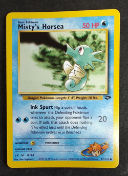 Pokemon Misty’s Horsea 87/132 Gym Challenge - NM - Image 1