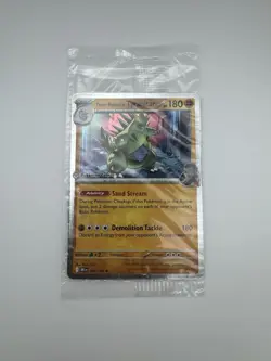 Pokemon Center Team Rocket's Tyranitar 096/182 Destined Rivals Promo Sealed - Image 1