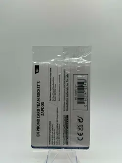 Pokemon TCG Team Rocket’s Zapdos - Destined Rivals GameStop Promo, Sealed - Image 2