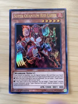 Super Quantum Red Layer WIRA-EN030 Wing Raiders 1st Edition NM Ultra YuGiOh - Image 2