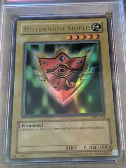 Yugioh Millennium Shield MP1-001 PSA 8 Ultra Rare McDonald's Promo MINT - Image 2