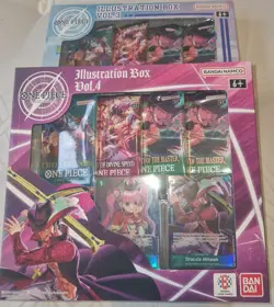 NEW SEALED ONE PIECE TCG IB03/IB04 - ILLUSTRATION BOXES VOL 3 and VOL 4 ENGLISH - Image 1