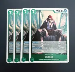 One Piece | Shanks OP14-027 R Foil Playset (x4) - The Azure Sea's Seven NM - Image 1