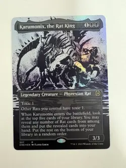 Karumonix the Rat King Foil Showcase MTG Magic the Gathering Card NM Mint ONE - Image 1