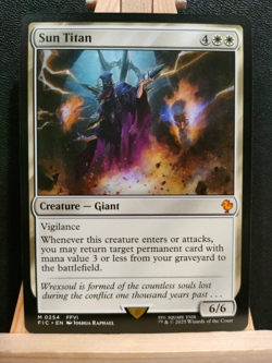 Sun Titan - Final Fantasy Commander - Mythic - NM (see pics) MTG - Image 1