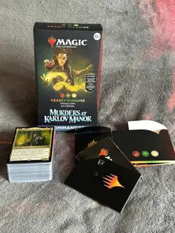 MTG Murders at Karlov Manor - Deadly Disguise Commander Deck - Open Box - Image 1
