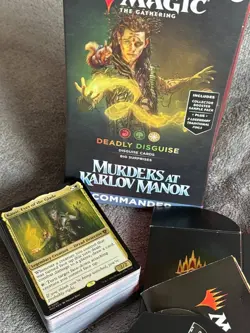 MTG Murders at Karlov Manor - Deadly Disguise Commander Deck - Open Box - Image 2