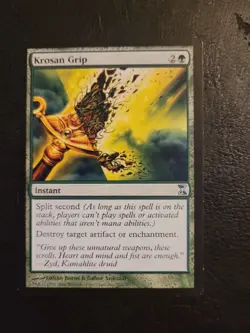 MTG Krosan Grip Time Spiral English Magic Green Uncommon (NM/LP) - Image 1