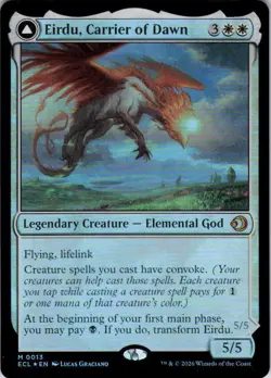 MTG Eirdu, Carrier of Dawn (13) | NM Foil | Lorwyn Eclipsed {ECL} - Image 2