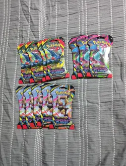 Pokemon Destined Rivals Sleeved Booster Pack LOT OF 12 New Sealed 🔥 - Image 1