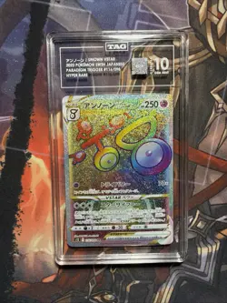 Pokemon TCG Unown VSTAR Paradigm Trigger 116/098 Hyper Rare Holo TAG 10 JP - Image 1