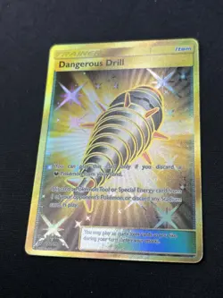 Dangerous Drill 192/181 - Team Up Secret Rare Gold Trainer Pokemon Card - LP - Image 4