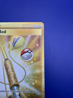 ⚡Ordinary Rod 215/202 Gold Secret Rare Holo Sword & Shield NM Pokemon TCG 2020 - Image 5