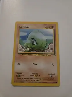 Larvitar Neo Discovery EX, 57/75 Pokemon Card. - Image 1