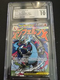 Pokemon TCG Mega Charizard EX Black Star Promo 23 CGC Gem Mint 10 - Image 1