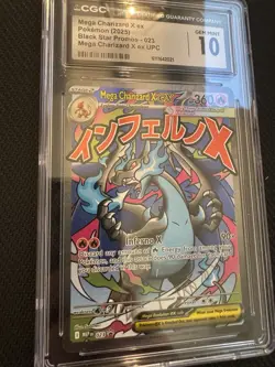 Pokemon TCG Mega Charizard EX Black Star Promo 23 CGC Gem Mint 10 - Image 2
