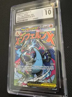 Pokemon TCG Mega Charizard EX Black Star Promo 23 CGC Gem Mint 10 - Image 3