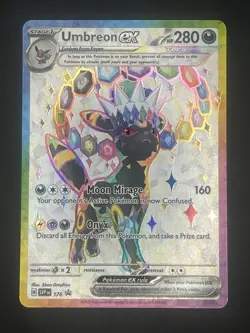 Umbreon EX 176 Black Star Promo Prismatic Evolutions Pokemon 2025 - Image 1