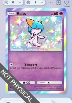 Ralts Shiny 1⭐, Pokemon TCG Pocket, Eevee Grove, English - Image 1