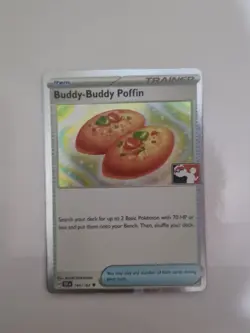 Buddy-Buddy Poffin 144/162 Cosmos Holo Play! Prize Pack Series Pokemon TCG - Image 1
