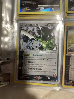 Rocket's Scyther ex 102/109 EX Team Rocket Returns Holo Pokemon TCG Card English - Image 1