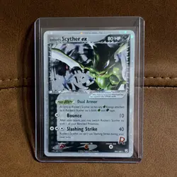 Rocket's Scyther ex 102/109 EX Team Rocket Returns Holo Pokemon TCG Card English - Image 2