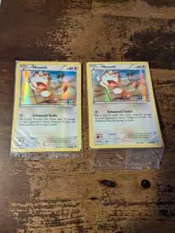 Pokemon TCG Meowth Toys R Us Sealed Holo Promo Lot of 2 2016 #53/83 - Image 1
