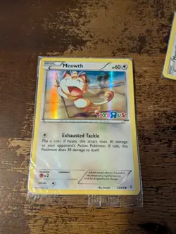 Pokemon TCG Meowth Toys R Us Sealed Holo Promo Lot of 2 2016 #53/83 - Image 2