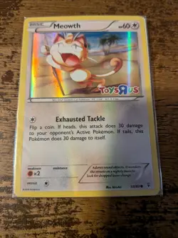 Pokemon TCG Meowth Toys R Us Sealed Holo Promo Lot of 2 2016 #53/83 - Image 5