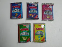 (X5) Funskool India Pokemon Blackhole Series Sealed Packs Complete Set - Image 1