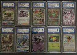 Pokemon Graded Bundle Of 10 Slabs - Image 1