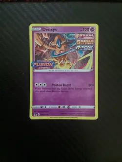 Deoxys - SWSH170 - Pokemon Sword & Shield Promo PreRelease Holo Rare Card NM - Image 1