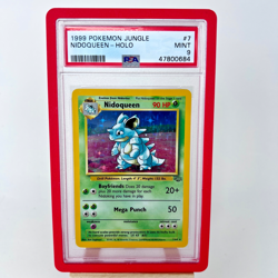 Pokemon TCG Nidoqueen Jungle 7/64 Holo Unlimited Rare PSA 9 - Image 1